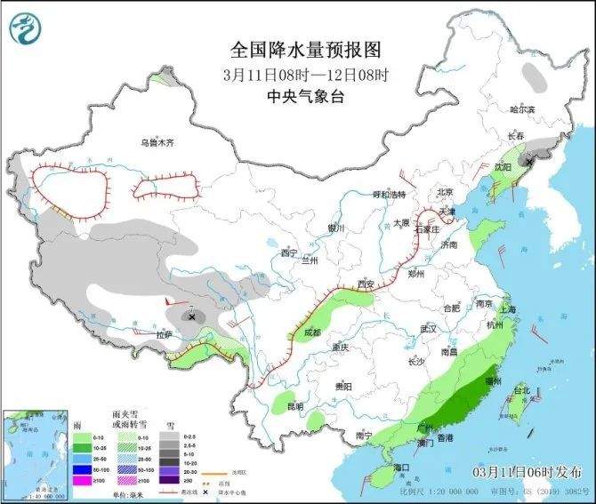 中国气象局：春天的脚步近了！北方持续回暖，南方多雨水