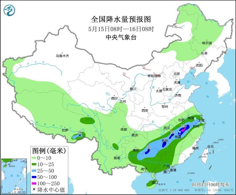 中央气象台：南方地区将有新一轮降水过程 华北黄淮部分地区有高温天气发展