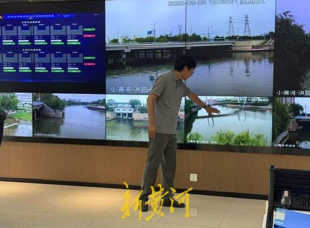 降雨来袭前记者探访小清河洪家园节制闸，预泄腾空200多万立方米库容护泉城安澜