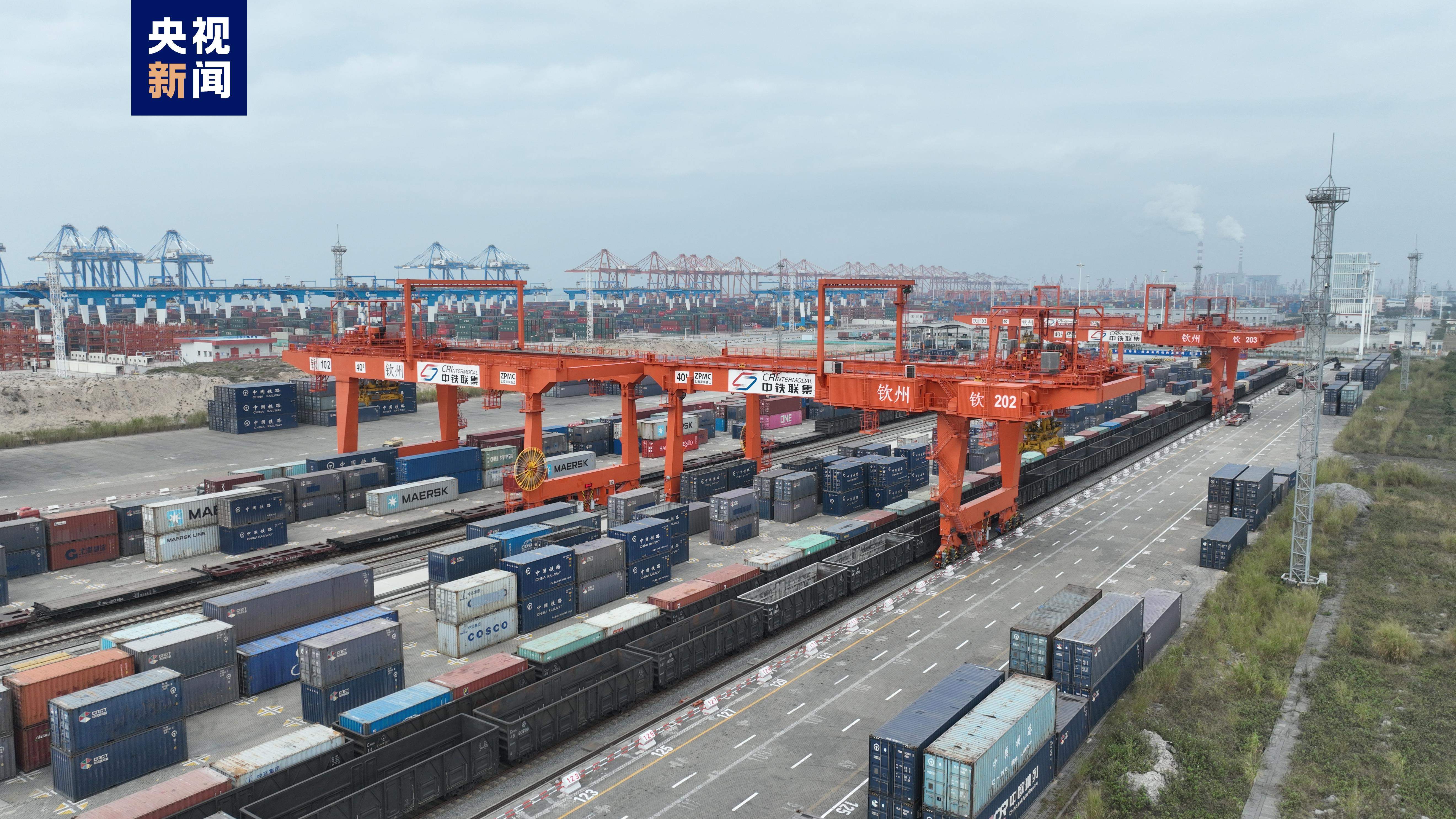 今年西部陆海新通道铁海联运班列已突破11万标箱
