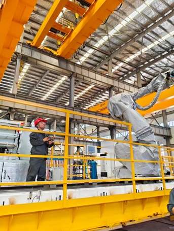 “钢铁侠”的新征：山钢工业机器人从自家车间走向海外市场