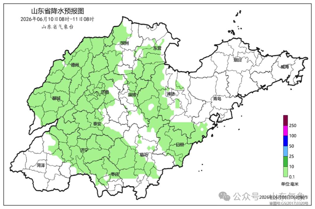 山东本周多雷阵雨天气,中后期气温逐步回升