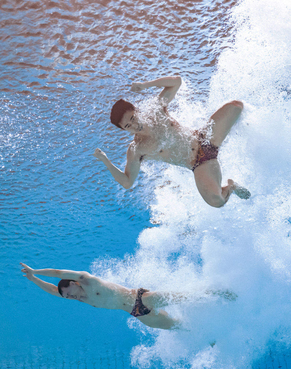 全运会跳水比赛：女双10米台上海摘金 男双3米板广东夺冠