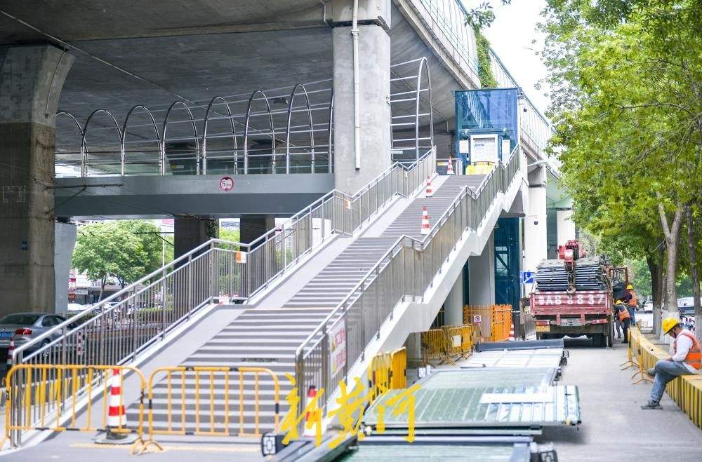 项目强省会｜济南全福立交桥西侧人行天桥今晚启用