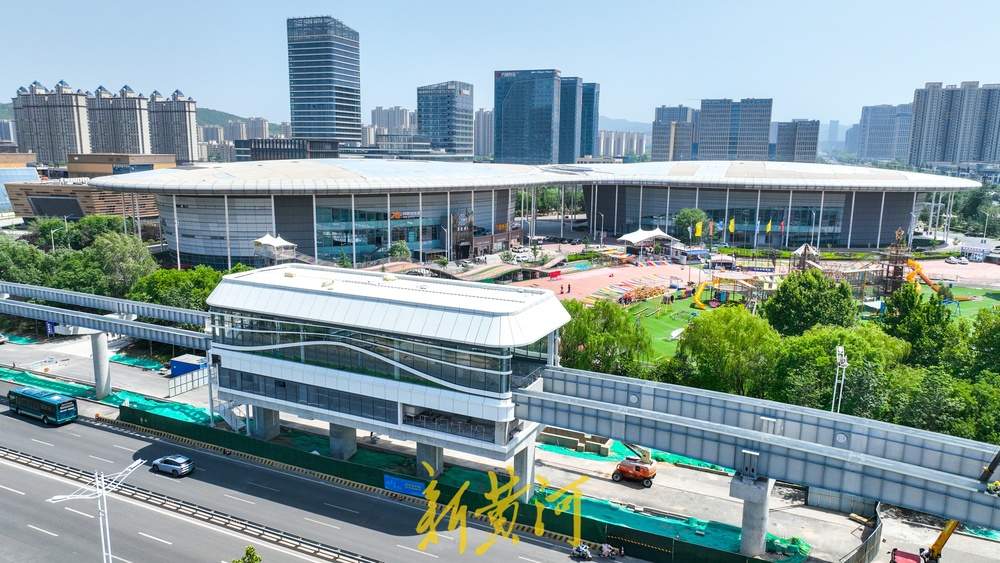 低运量轨道交通三站同框，成济南历城文博片区新地标