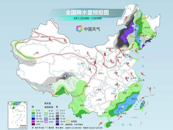 明起降温!华北等地风力强劲 东北地区内蒙古将有强雨雪