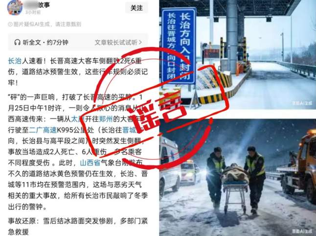 AI造谣博流量?必罚!