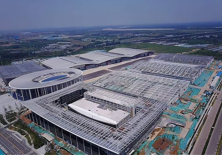 项目强省会｜济南起步区黄河国际会展中心雄姿，建设过程波澜壮阔