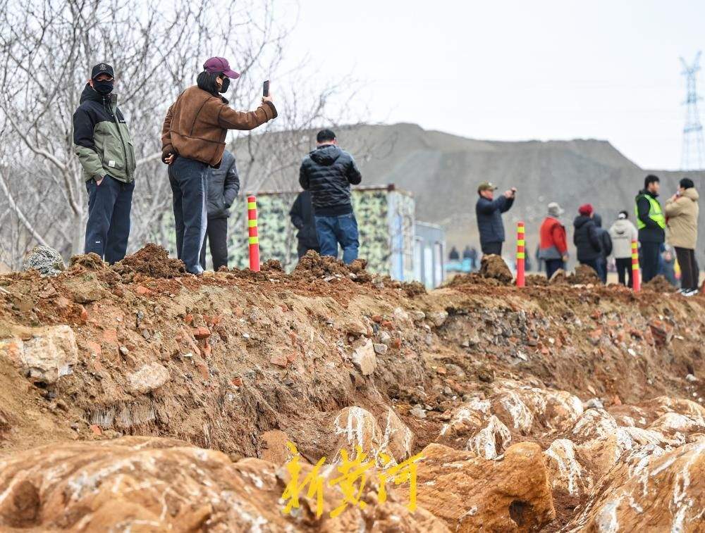 济枣铁路宁阳段发现“石海”，吸引众人“打卡”