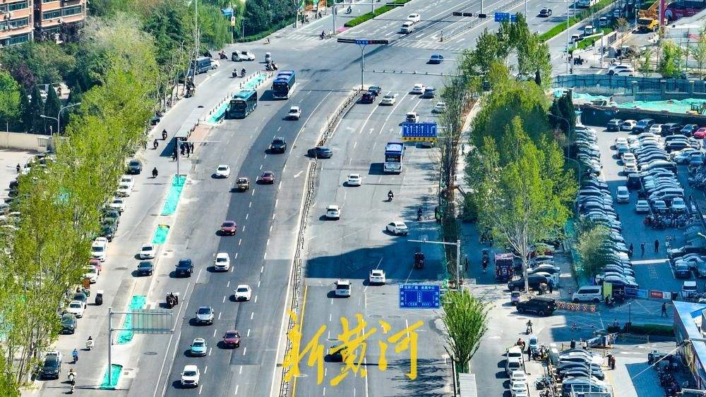 济南地铁6号线七里河站口道路“缝合” 工业南路快车道恢复双向奔赴