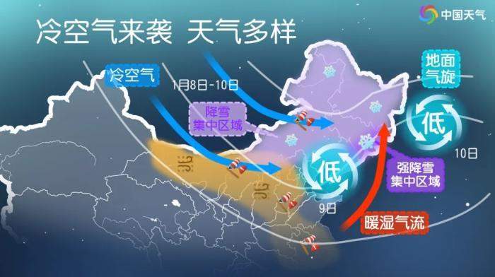 “三九”第一波冷空气来袭！山东半岛将迎小雪或雨夹雪