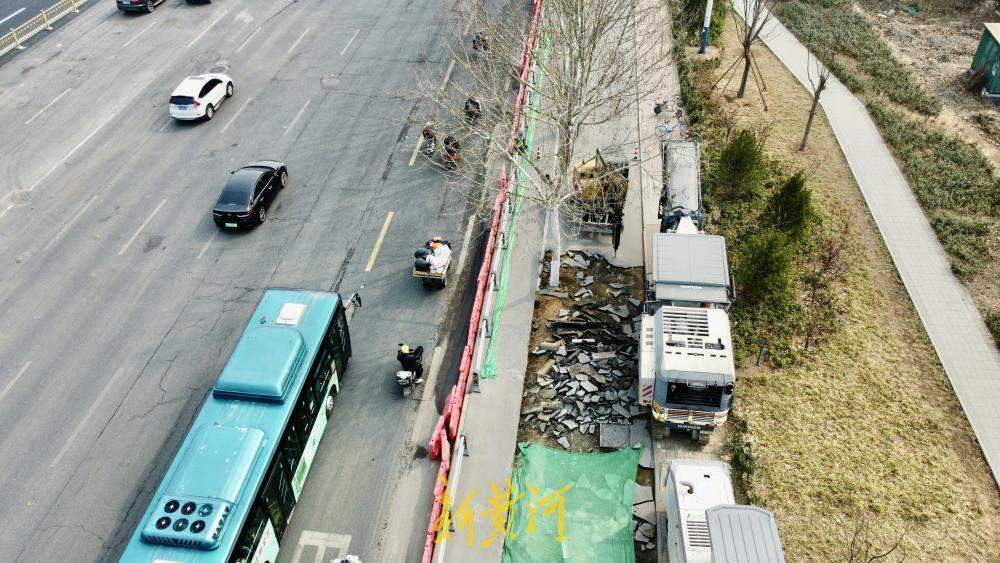 经十路潍坊路至张庄路段改造启动 地铁施工区域恢复道路原貌