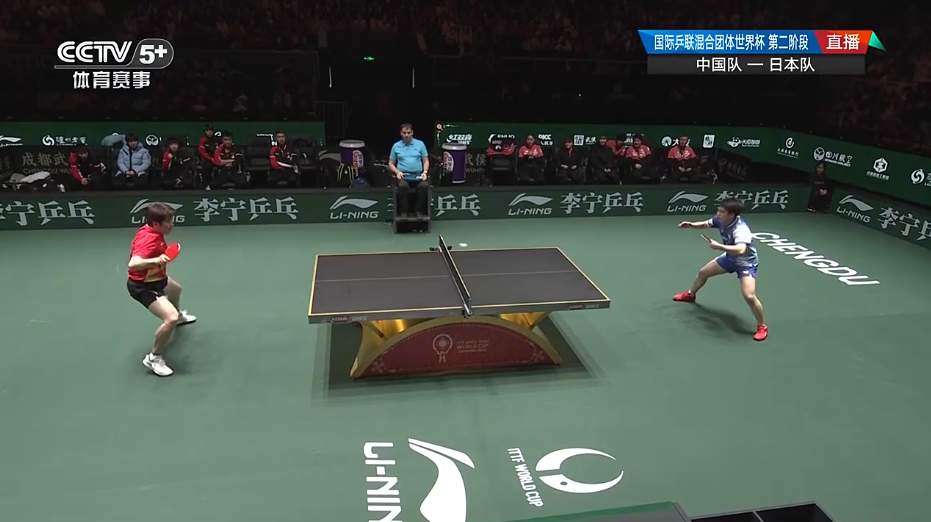 国乒八连胜！混团世界杯中国队8比5战胜日本队