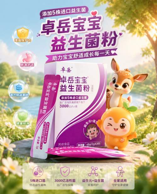 权威菌株实证护航，卓岳宝宝益生菌五株WGO认证菌株临床价值解析
