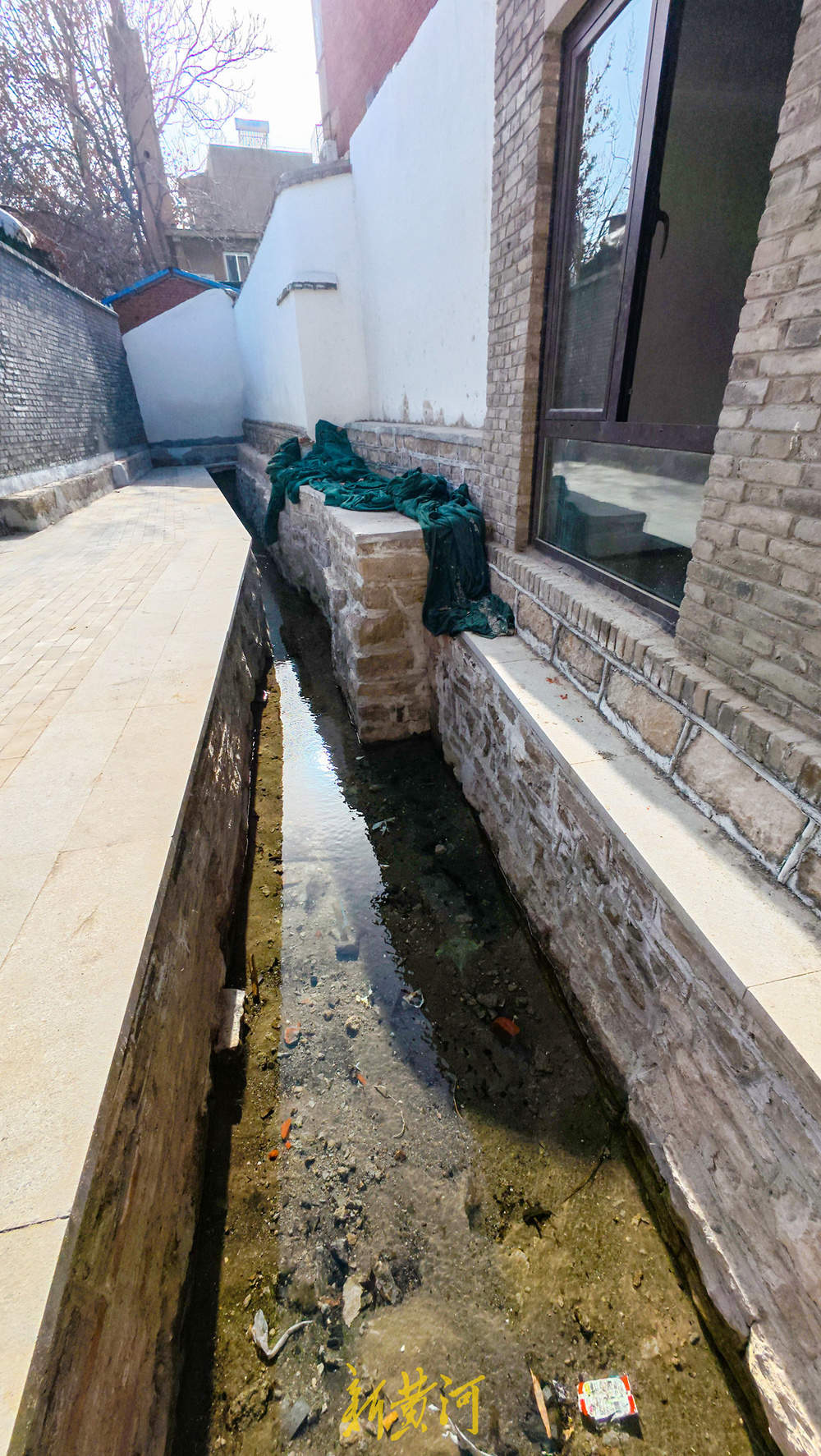 济南同元楼老建筑修缮完成 地下水渠重现天日