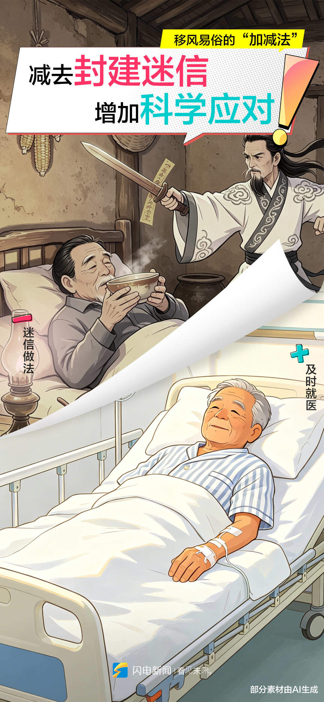 闪电海报｜“老习俗”“新面貌”