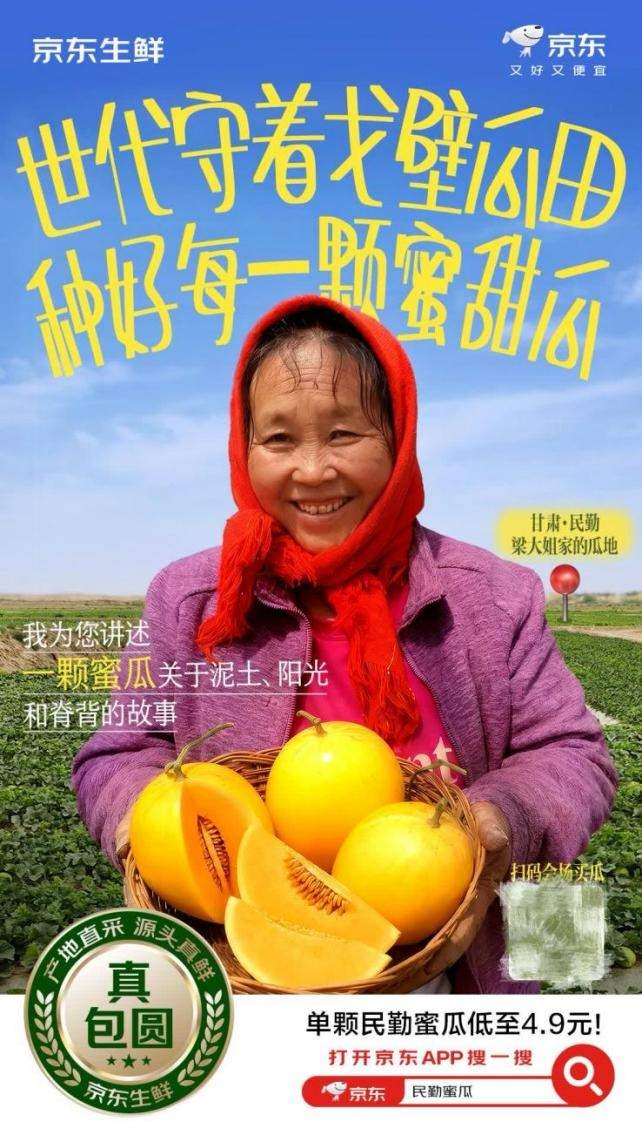 我在沙漠种下一块瓜田:京东生鲜推出“认养一亩瓜田”,24小时慢直播陪你“云养瓜”