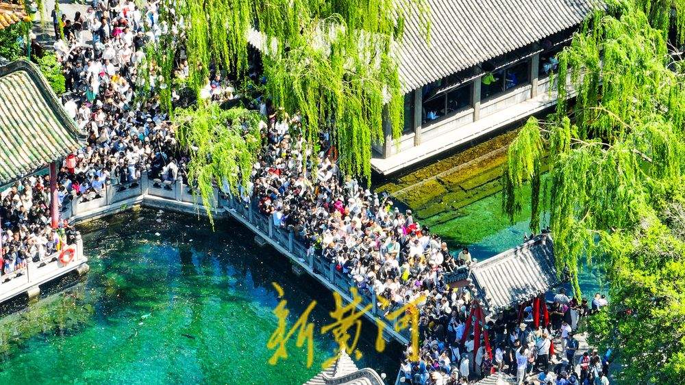 一年四季 泉在济南｜魅力满格人气爆棚，趵突泉景区实行单向通行