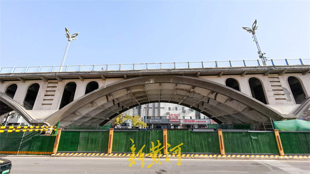 天桥桥墩开启加固施工，百年交通枢纽焕新升级