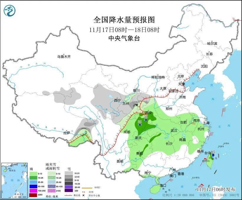 冷空气影响范围将扩展至江南、华南等地 台风“万宜”将进入南海