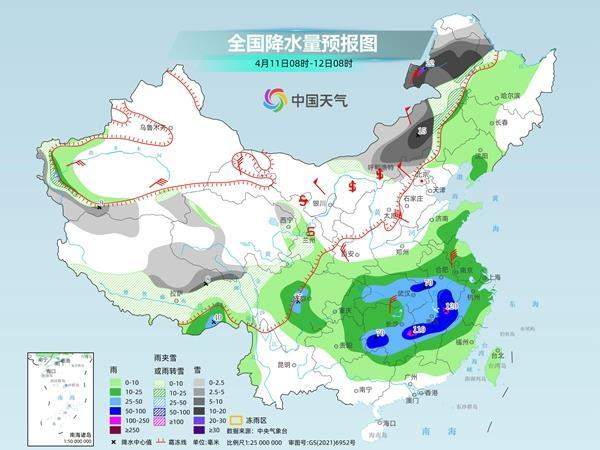 冷空气登场 北方大范围风沙来袭 南方将迎来今年来最强风雹天气