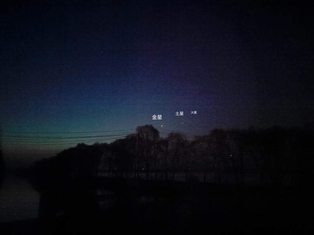 水星火星土星将迎来最近相聚