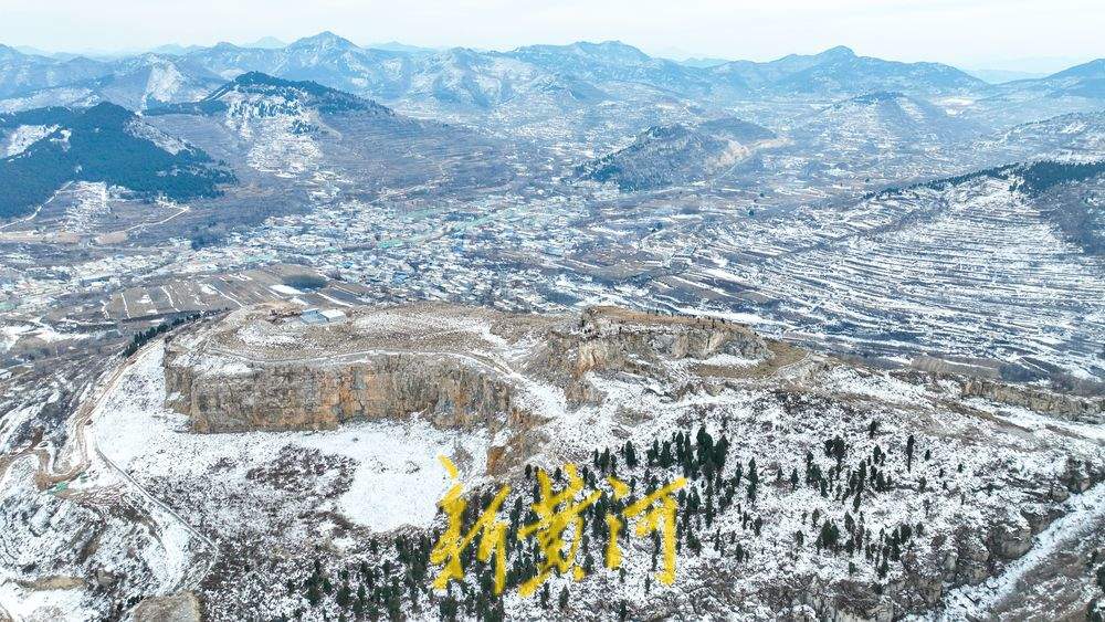 泉城持续低温天气，南山冰雪覆盖现北国风光