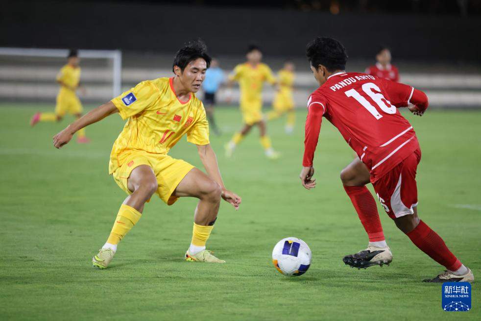 U17男足亚洲杯小组赛：中国队不敌印尼队