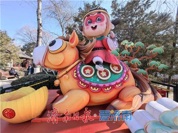 “三景融河·光映泉城”,济南市第45届天下第一泉迎春花灯会蓄势待发