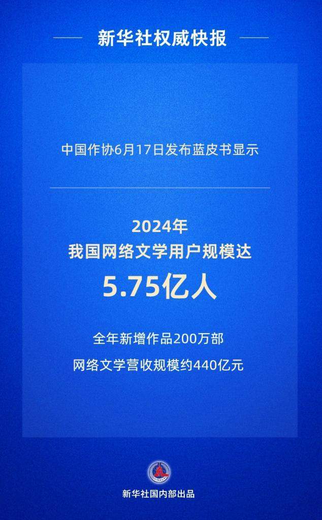 用户规模达5.75亿人！网络文学创作涌动文化强音