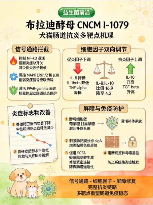 宠物益生菌MAG金典布拉迪酵母益生菌依托权威文献为爱宠提供抗炎支持