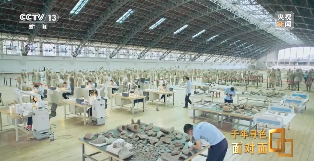 彩色兵马俑被复原,逼真细节有点震撼!