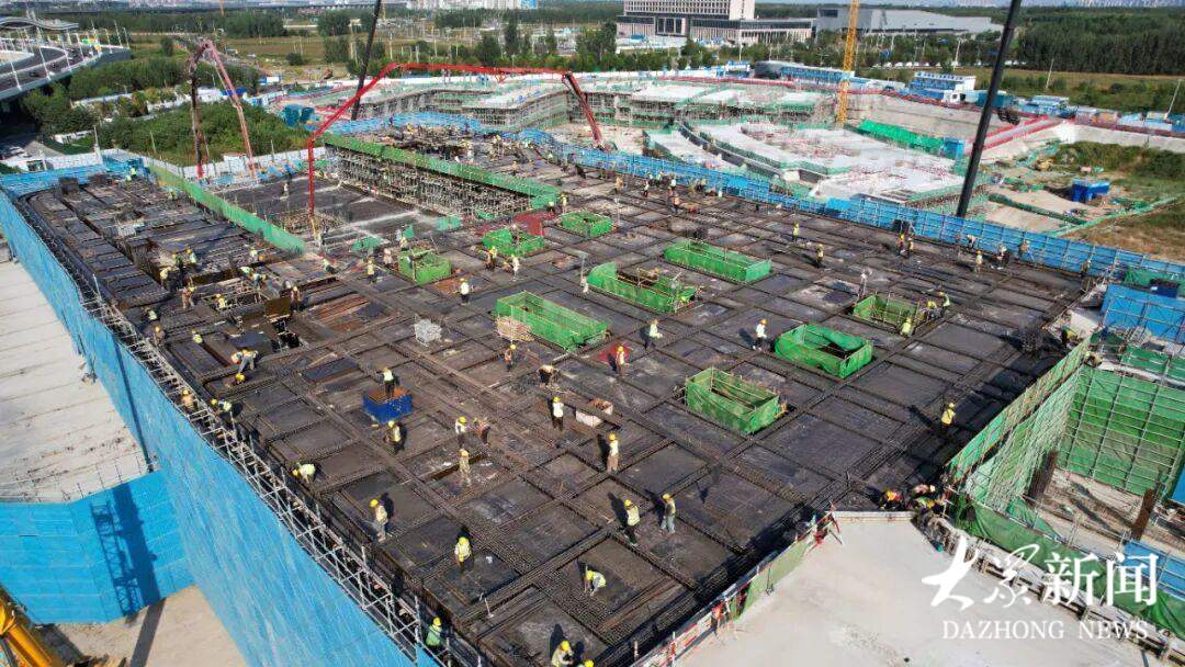 首座门户车站来了！济南轨道交通7号线都市阳台站主体封顶