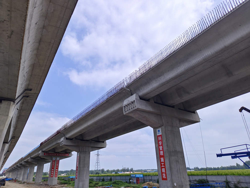 项目强省会｜凤凰黄河大桥南延桥梁主体工程建设正加速，多道关键工序同步推进