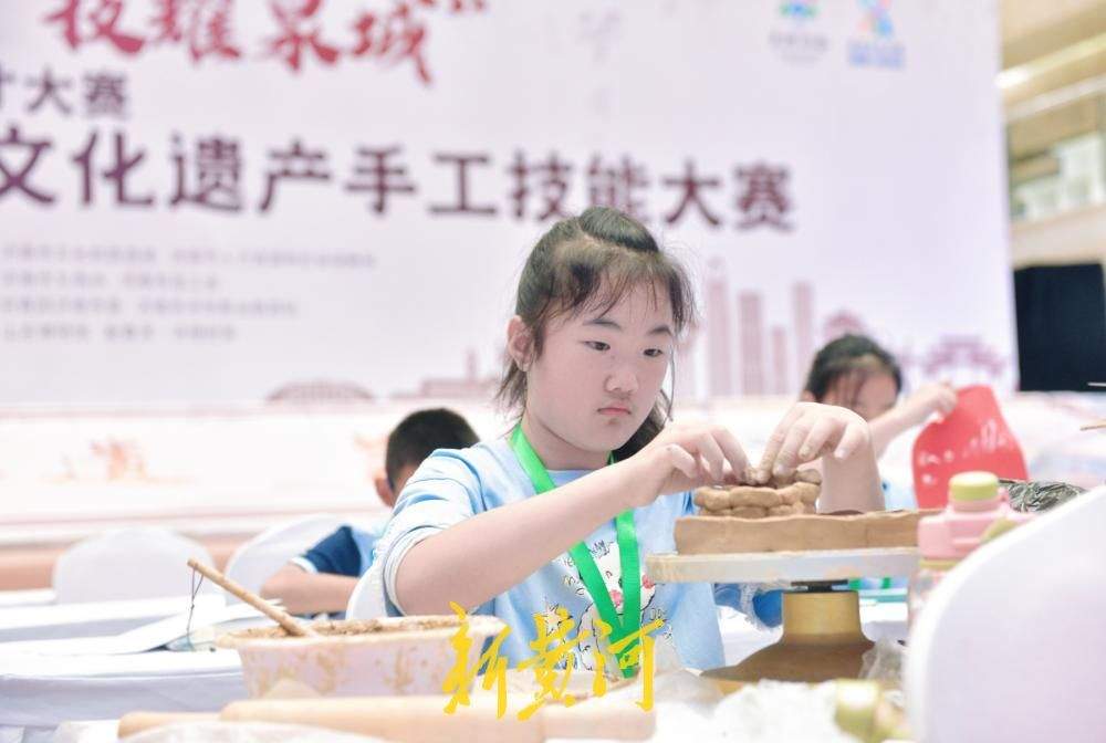 非遗手工技能大赛，小选手亮绝活