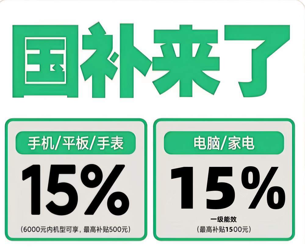 国补2026年最新政策通知：第二批国补625亿申领入口，手机数码家电汽车国补领取教程方法，各地国补详细时间以及注意事项汇总