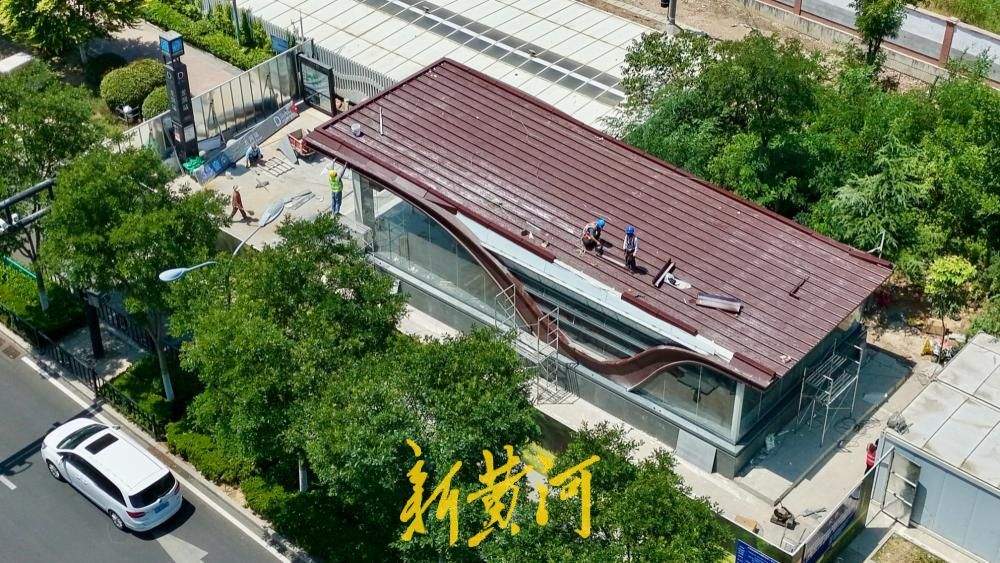 告别“露天”进站！济南地铁3号线龙洞站加装遮雨棚