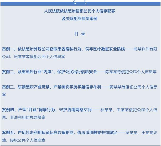 盗卖信息、定向“开盒” 这些案件都判了