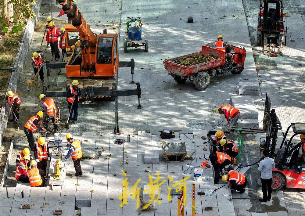 项目强省会｜济南泉城路首段改造工程过半