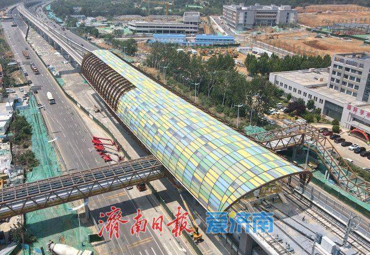 项目强省会|济南轨交8号线高架车站GRC幕墙拼装全部完成