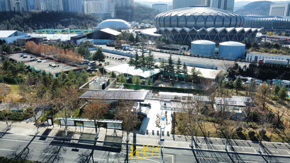 济南地铁4号线奥体段出入口亮相 观赛出行将更便捷