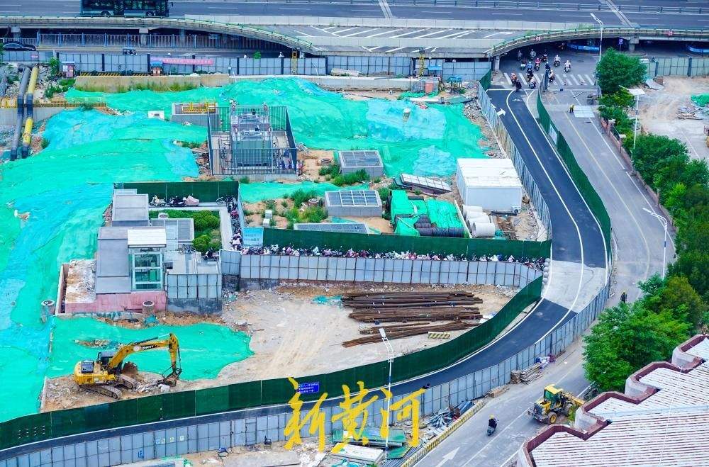 项目强省会｜地铁4号线八一立交桥站出入口周边进入地面恢复阶段