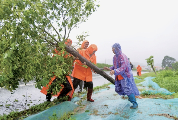 大范围暴雨大暴雨持续！台风“红霞”成为今年登陆我国最强台风