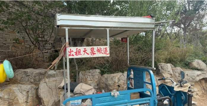 玉符河畔有人扎帐篷出租？水务部门：将动态巡查整治