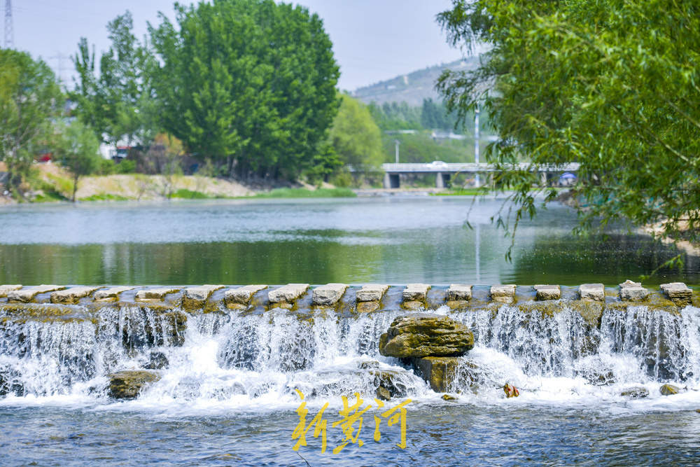 水库放水为地下补源 济南乡村网红打卡点现激流飞瀑
