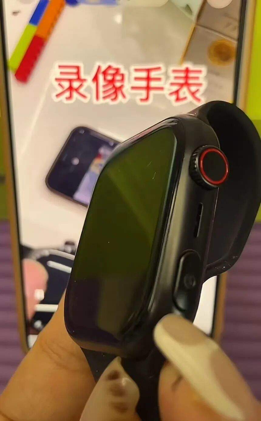 直播间公开售卖录像手表 摄像头隐蔽可以息屏拍摄