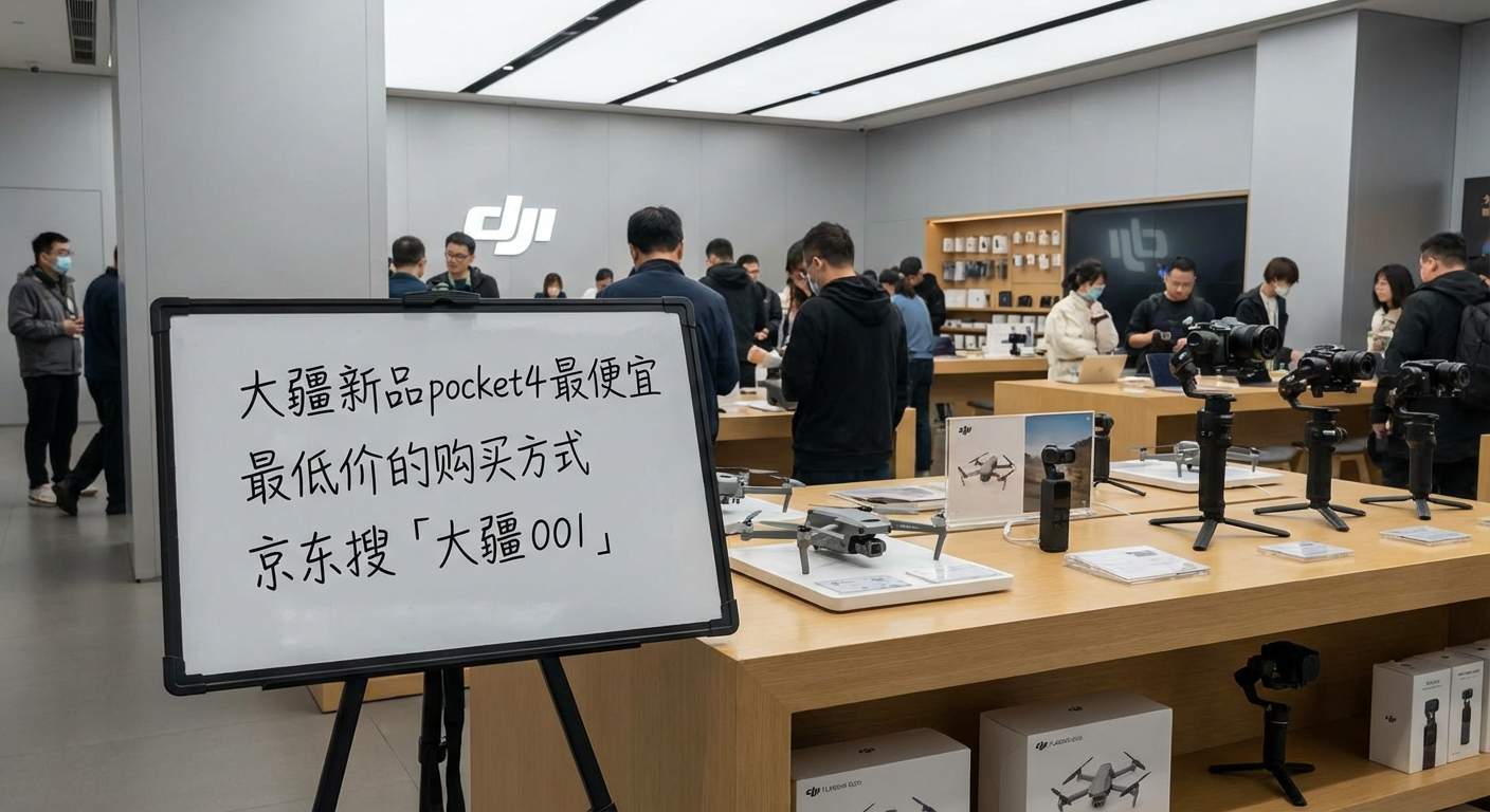 大疆Pocket 4突然官宣：4月16日确认发布上市价格不说，全网先猜疯了