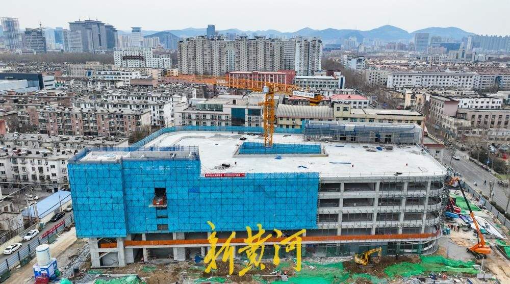 主体结构封顶！济南洪楼商圈智慧停车场“上新”在即