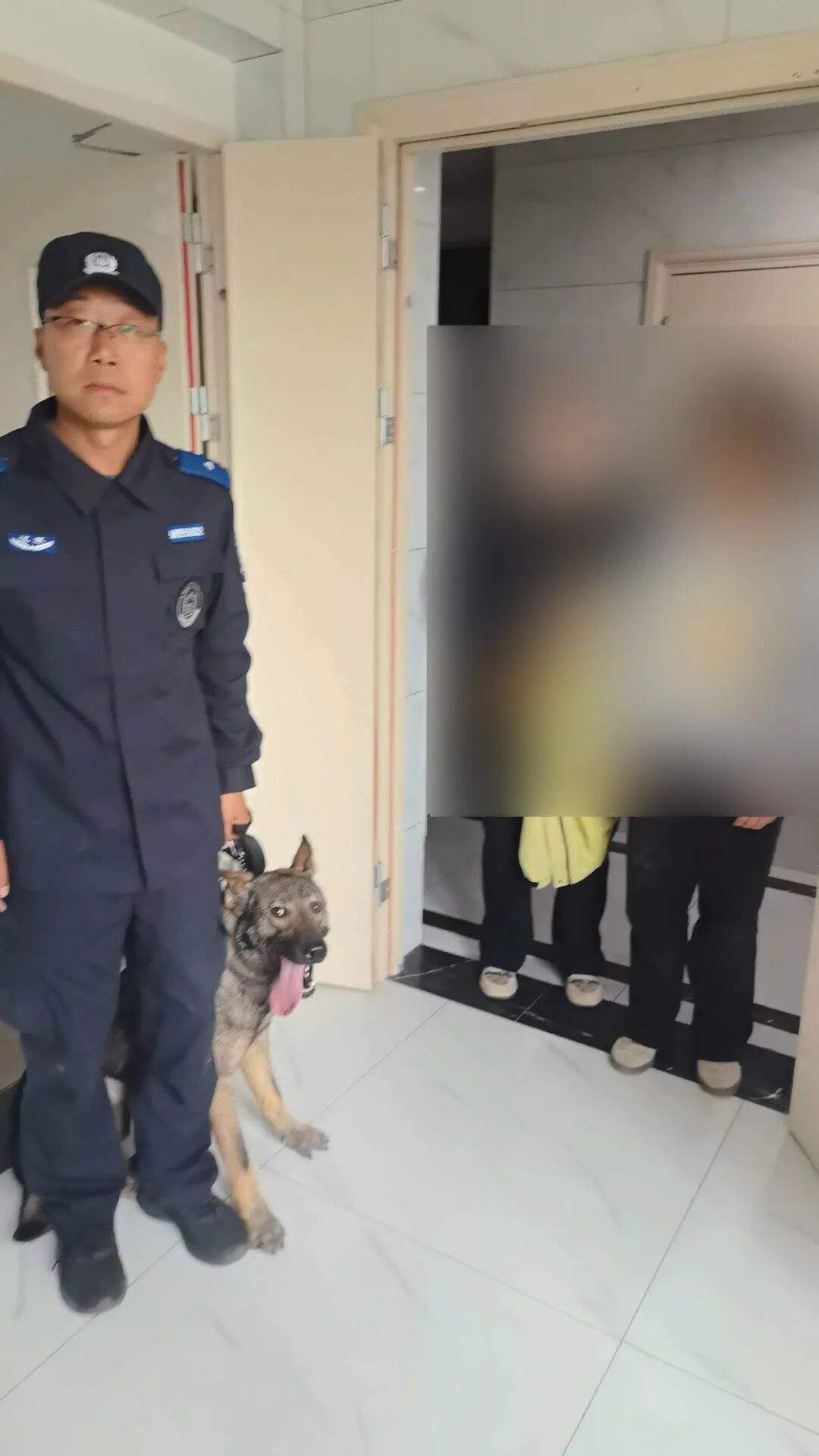 ‍‍警犬“阿尼亚”，立功啦！