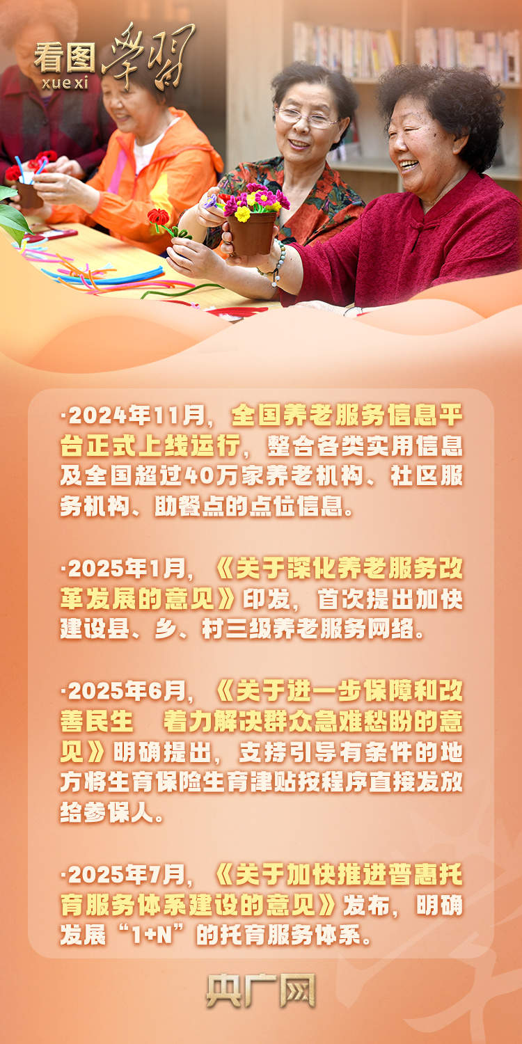 看图学习·改革为人民丨对“一老一小” 总书记特别关心